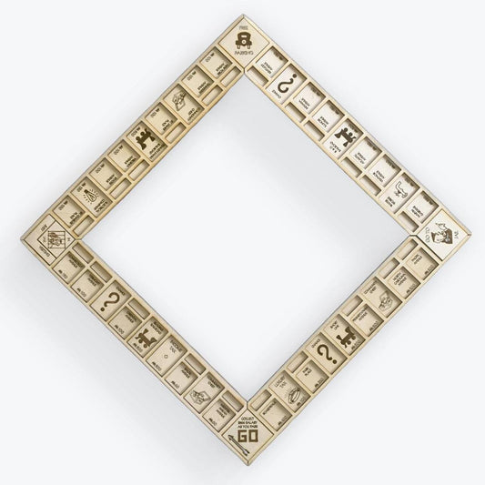 Rustic Monopoly Board - SVG