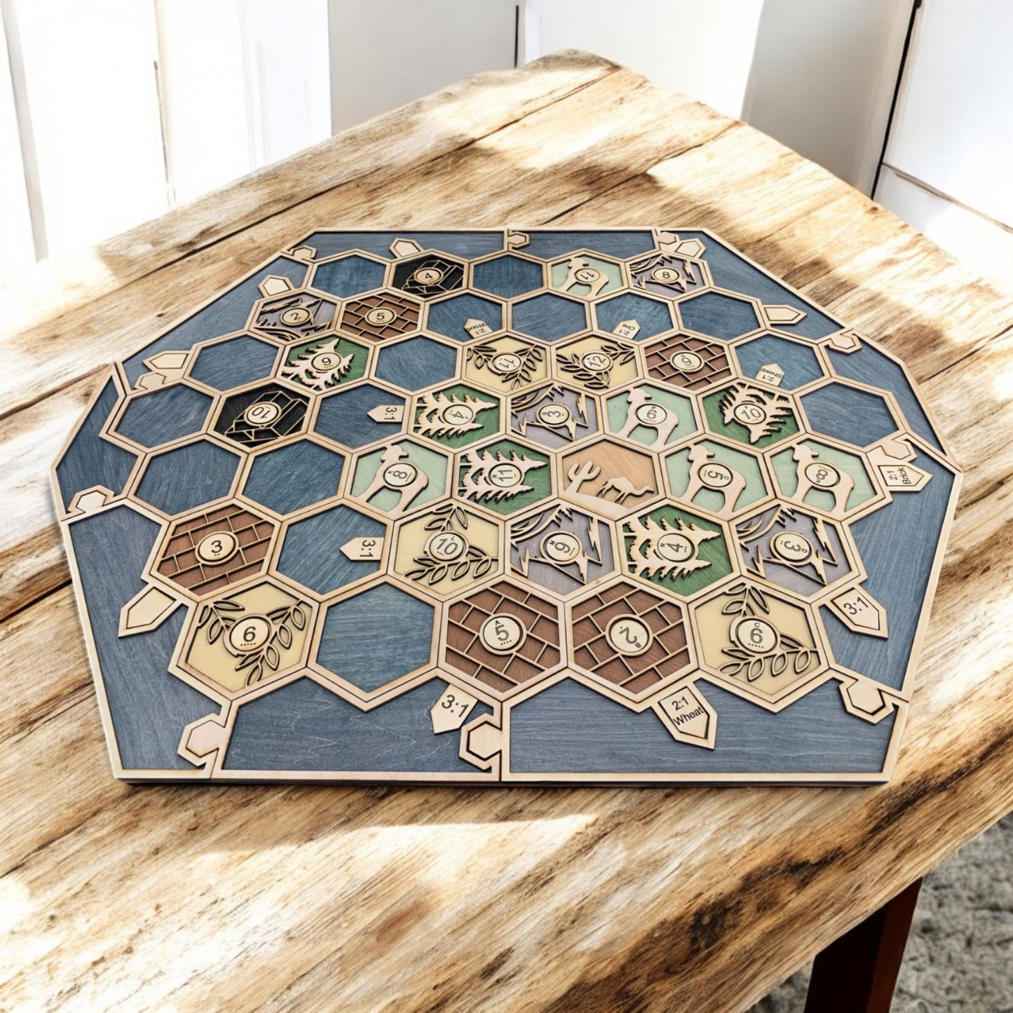 Artisan Settlers of Catan Inspired Board