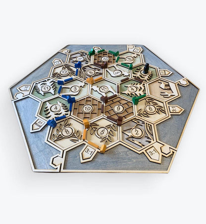 Artisan Settlers of Catan Board - SVG