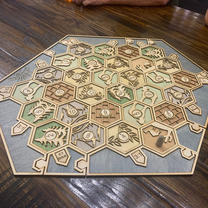 Artisan Settlers of Catan Board