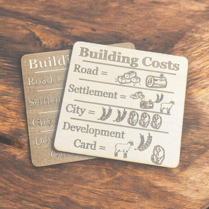 Rustic Settlers of Catan Coasters - SVG